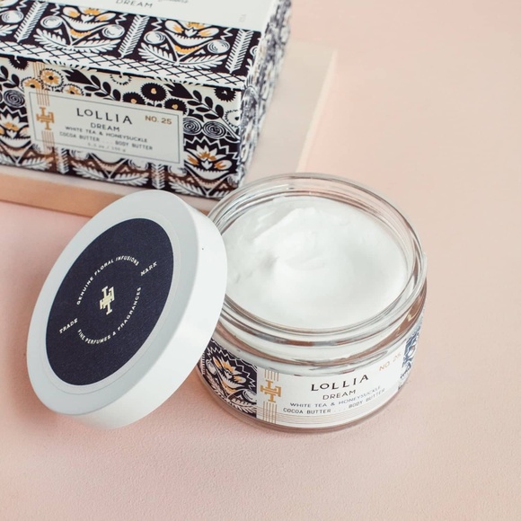 MARGOT ELENA LOLLIA Dream White Tea & Honeysuckle Cocoa Butter Body Butter - Picture 3 of 6